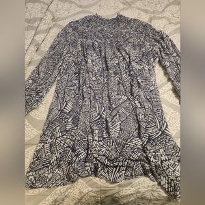 Terra & Sky Dress, 3X 24-25, New Never Worn, Navy Blue